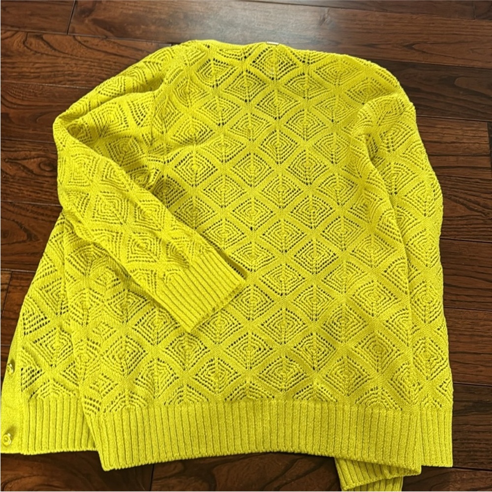 St. John yellow sweater